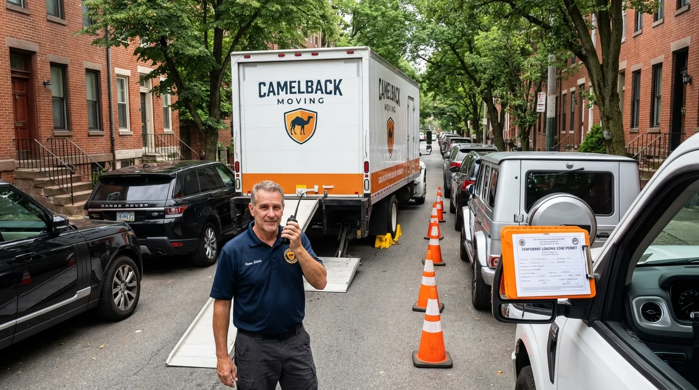 City street loading permit setup in Staten Island, NY