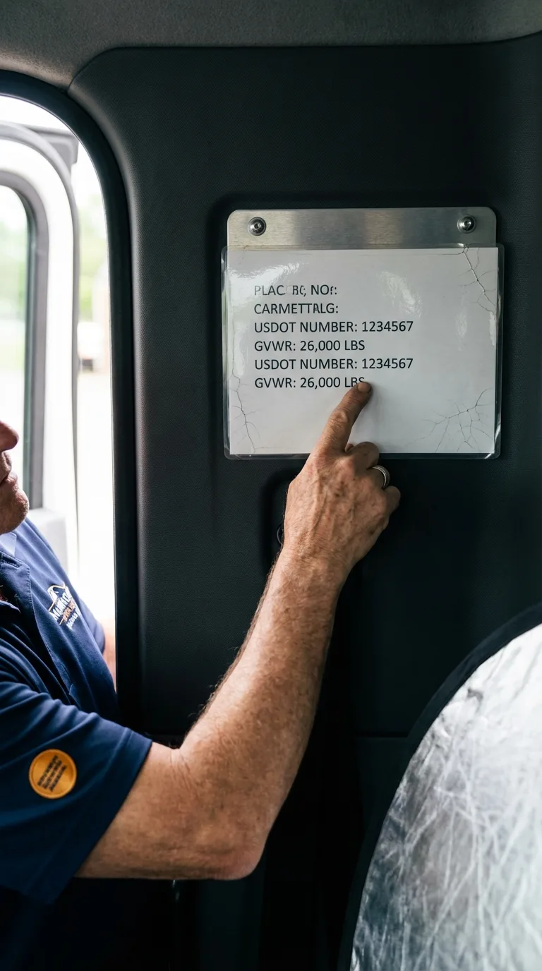 USDOT licensing placard verification in Staten Island
